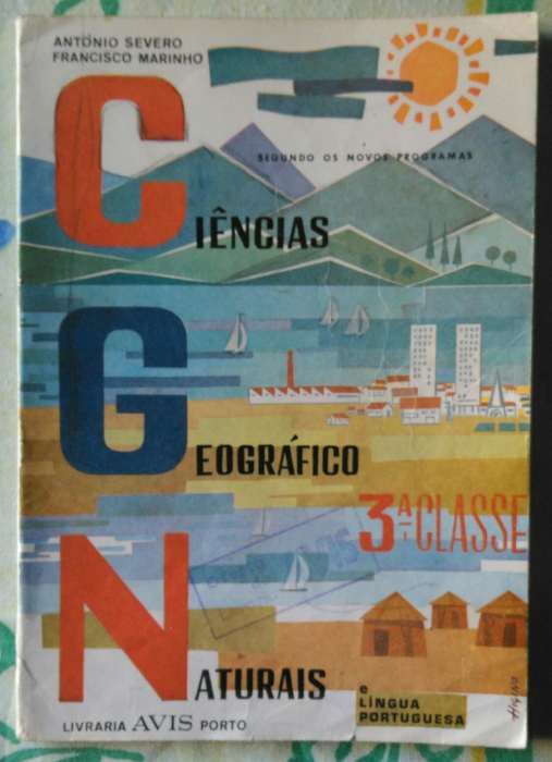 Livros escolares antigos Ciencias Naturais