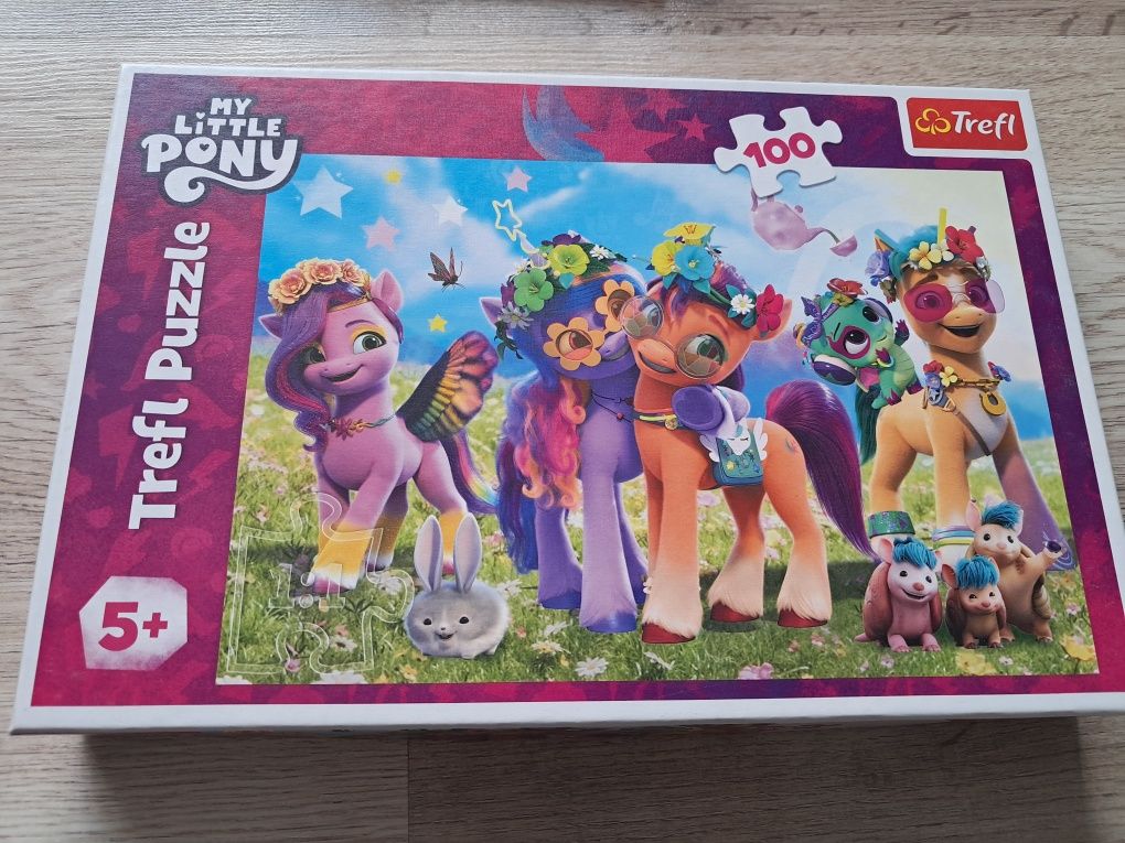 Puzzle 100 szt. LOL, My Little Pony, Rainbow High