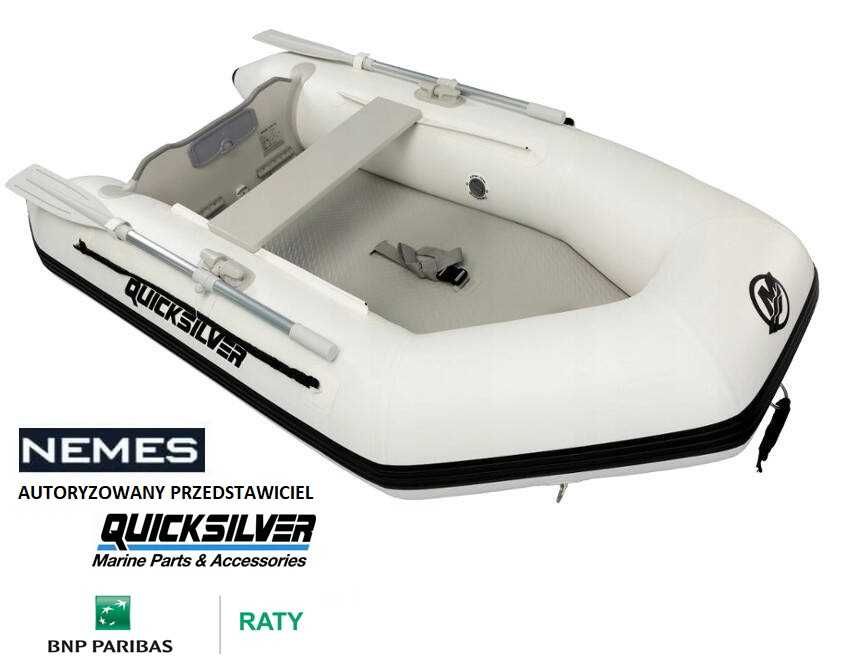 Ponton Quicksilver 250 AIR DECK (biały) NOWY, od ręki