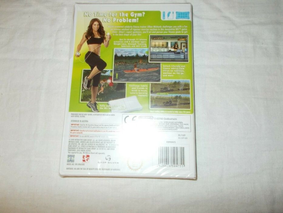 WII Jillian Michaels Fitness Ultimatum folia premierowe