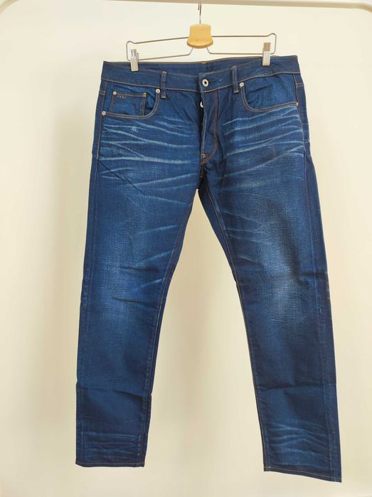 Jeansy męskie G-Star Raw, slim, niebieski, 36/32