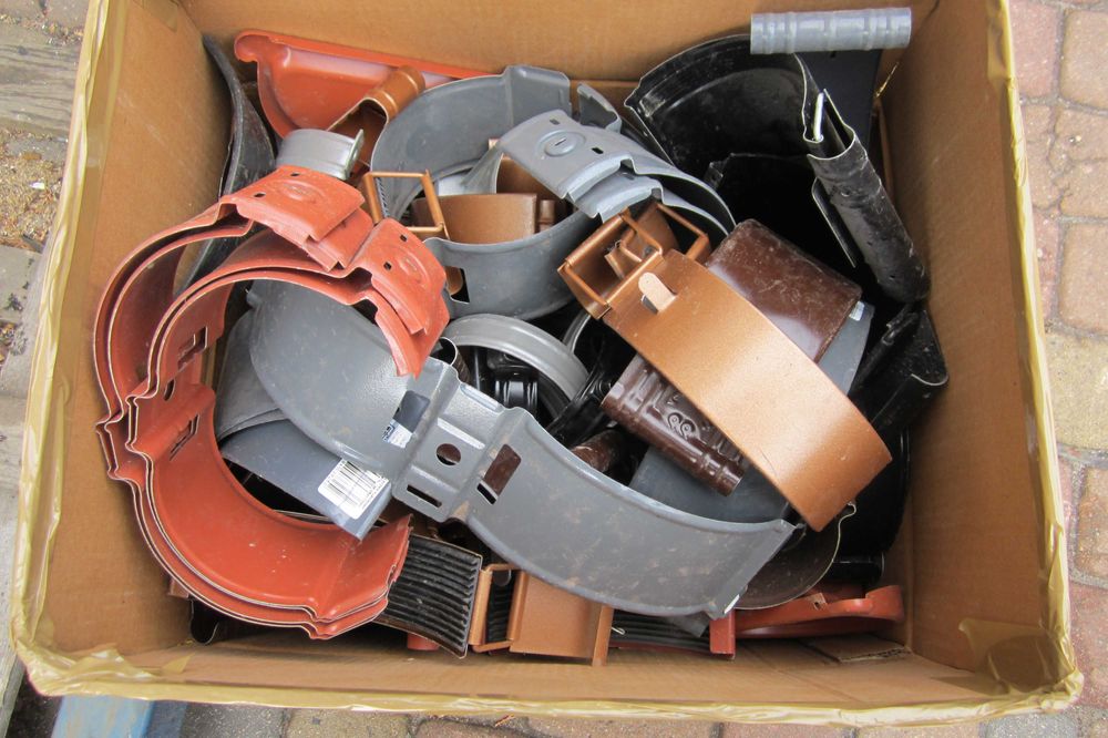 Nowe haki Hak rynnowy rynny 125mm 150mm ceglany miedziany srebrny