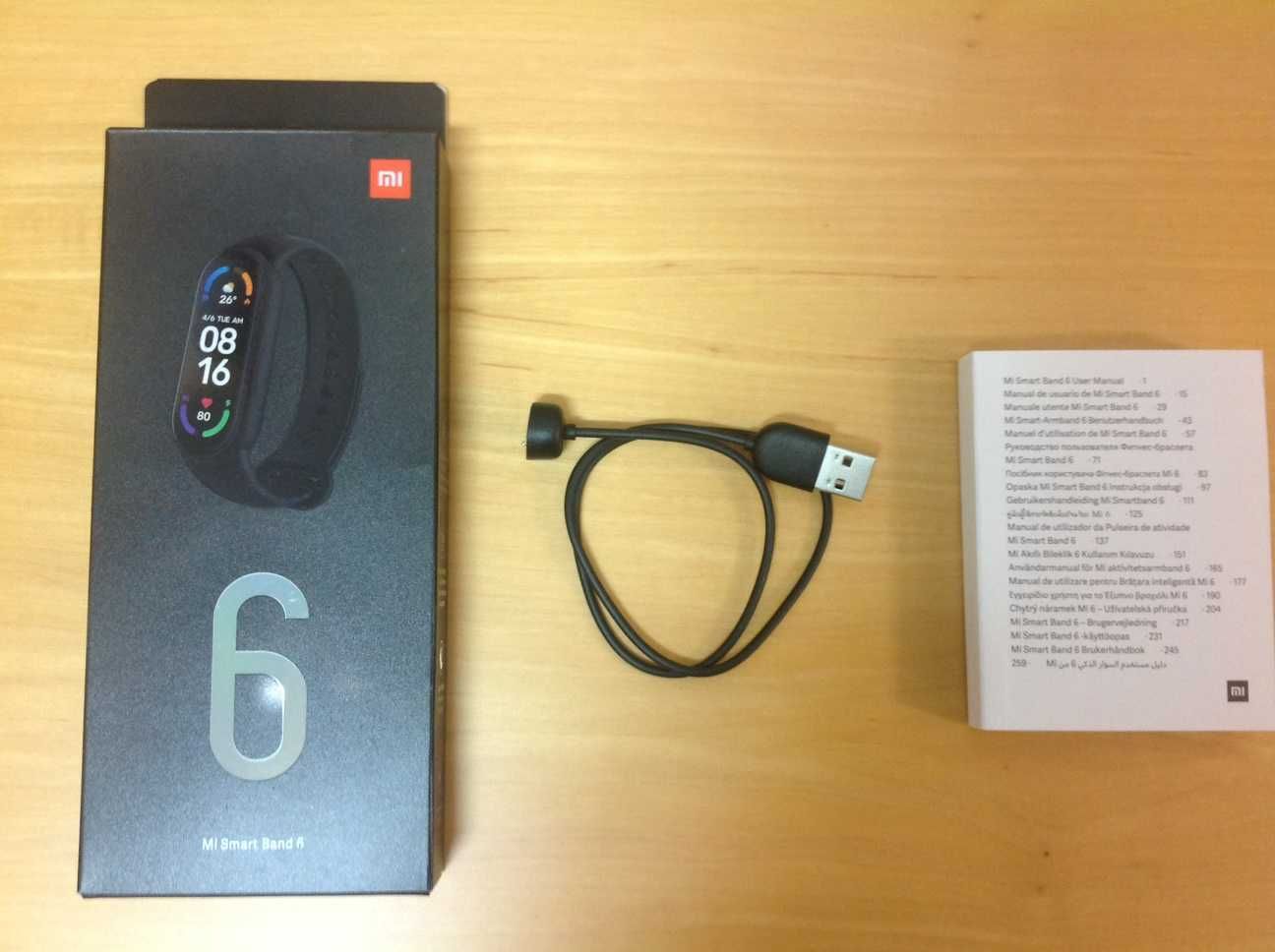 Carregador original para Relógio Xiaomi Mi Band 6 - Novo e c/portes