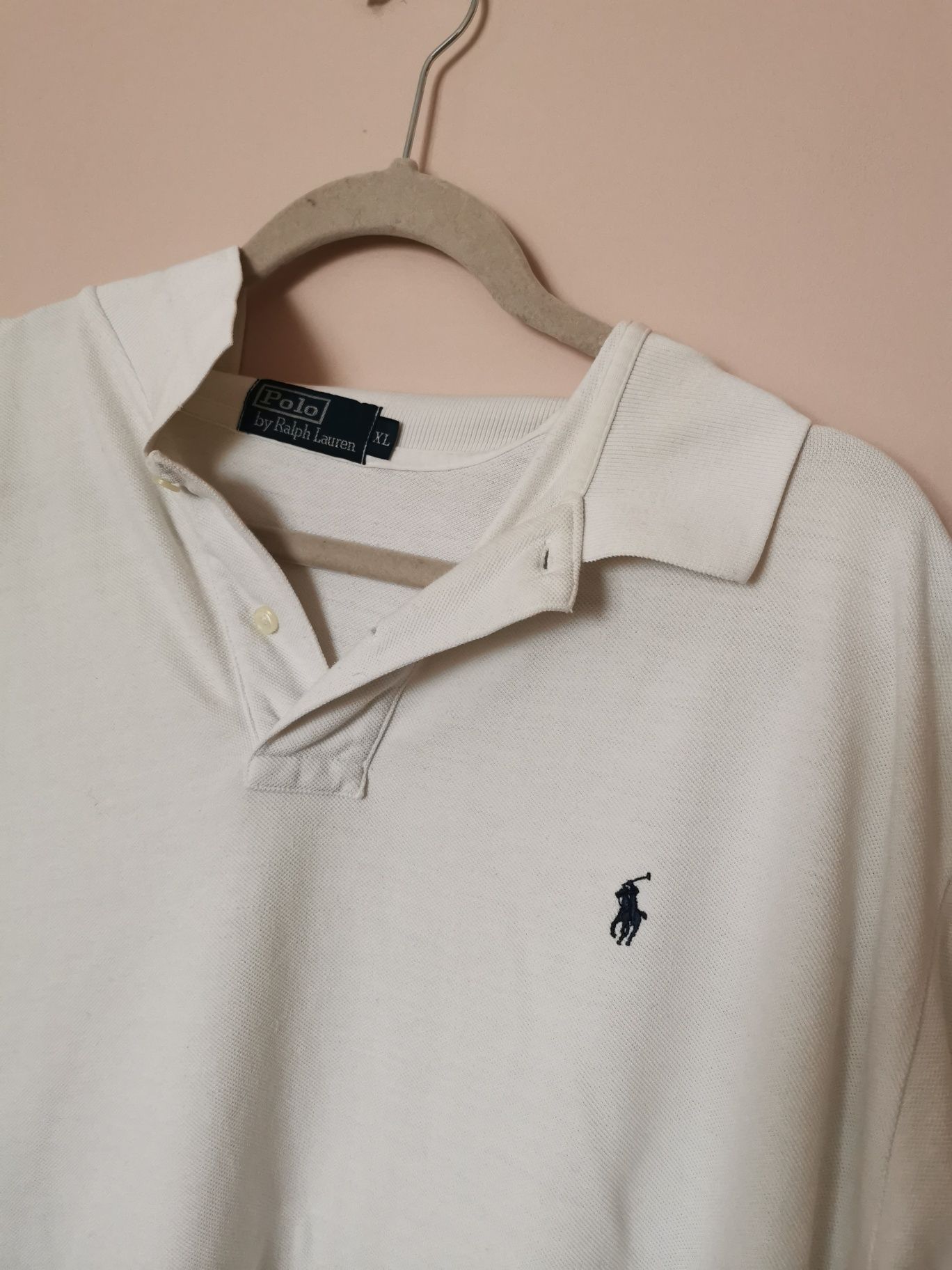 Polo Ralph Lauren koszula z krótkim rękawem męska XL XXL 3XL biała