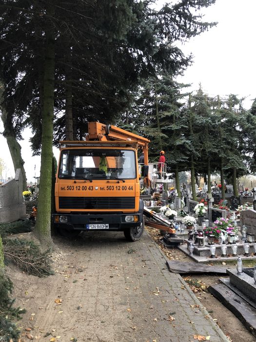 Podnośnik koszowy 24m  Wągrowiec Gniezno Września Środa wlkp