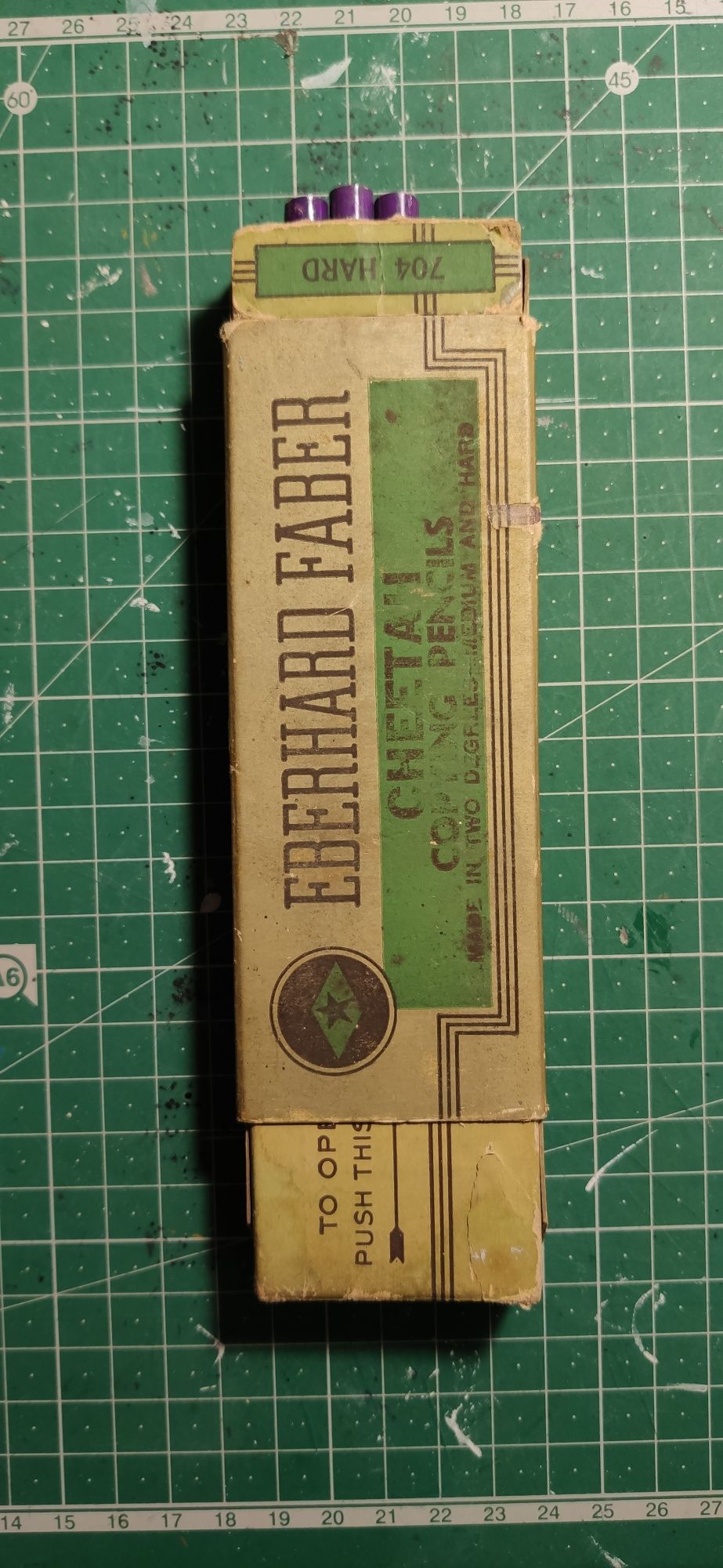 Caixa de lápis Eberhard Faber Vintage