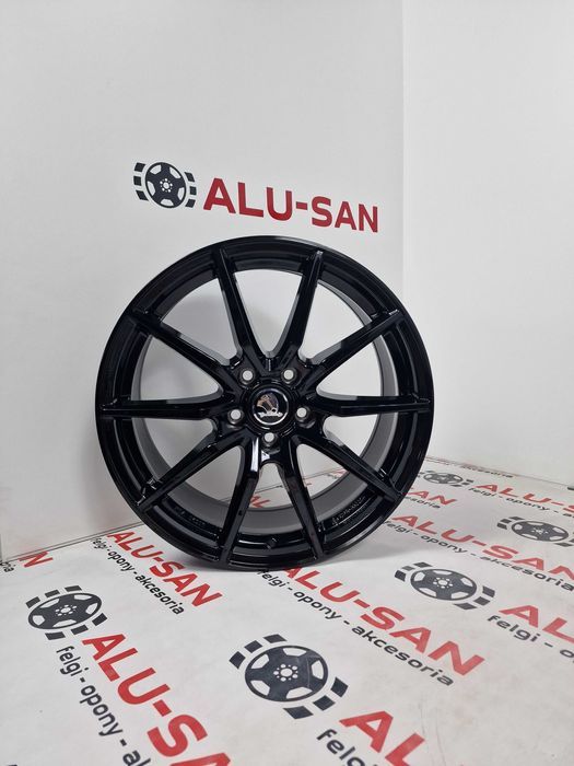 Nowe alufelgi SKODA 18" 5x112 KaroQ KodiaQ Octavia SuperB - Czarne