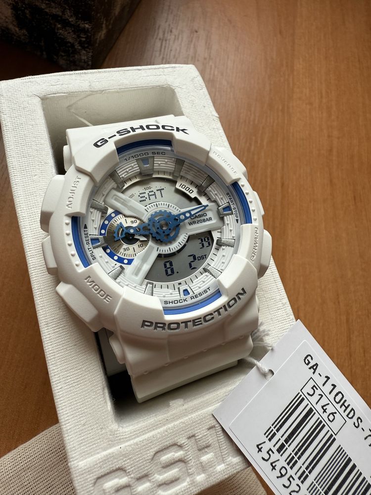 Gwarancja 6 lat paragon Nowy Casio G-shock GA 110 HDS
