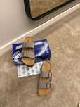 kapcieBirkenstockArizona szary nowe z metką UnisexTrampki 37
