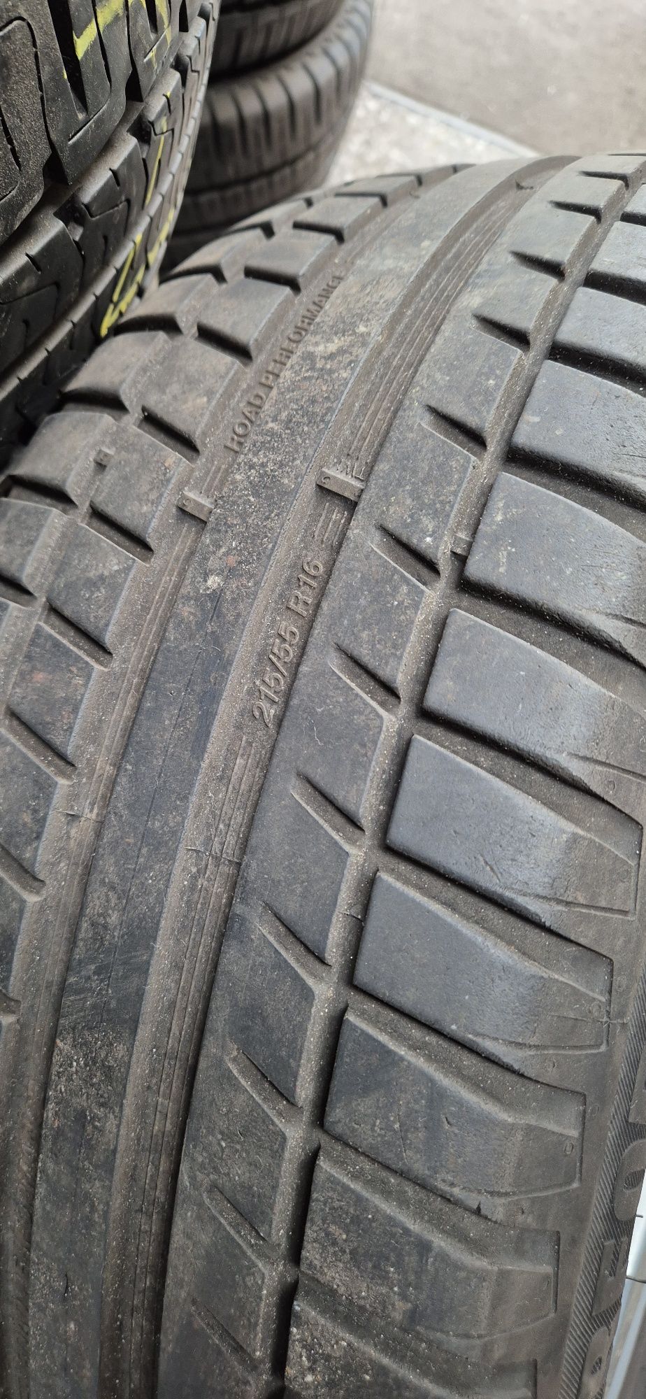Kpl.alu felg do VW 16 z oponami 215 r55 16