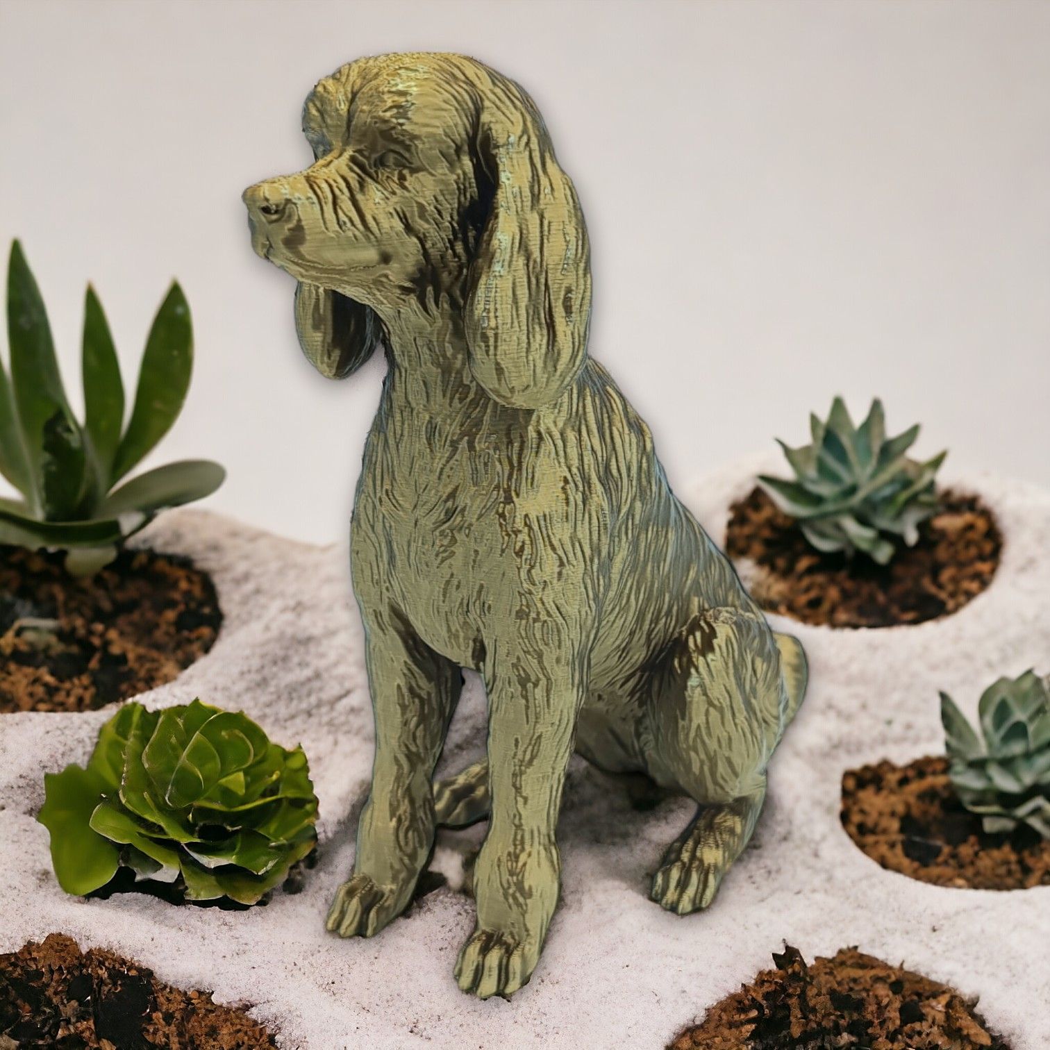 Pies Pudel, Figurka Psa Pudel, Poodle Dog, Prezent! 40A2