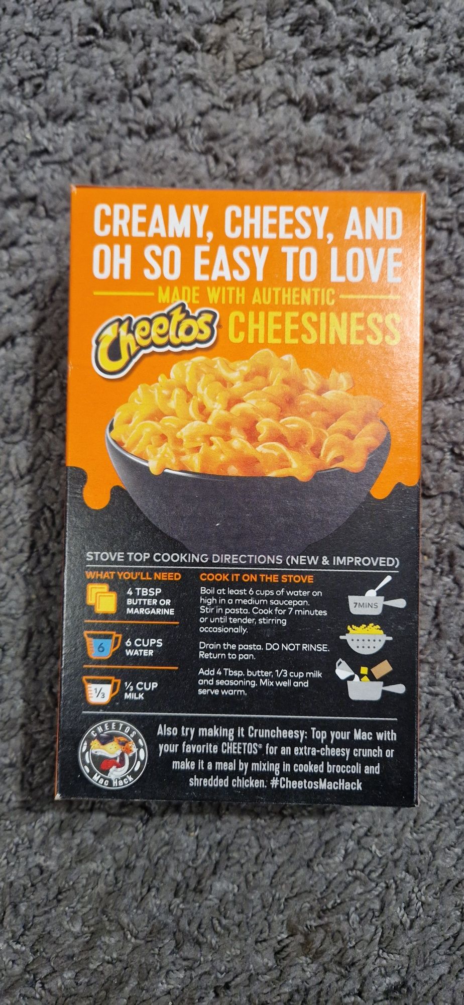 Makaron MAC'N CHEESE Cheetos Prosto z USA