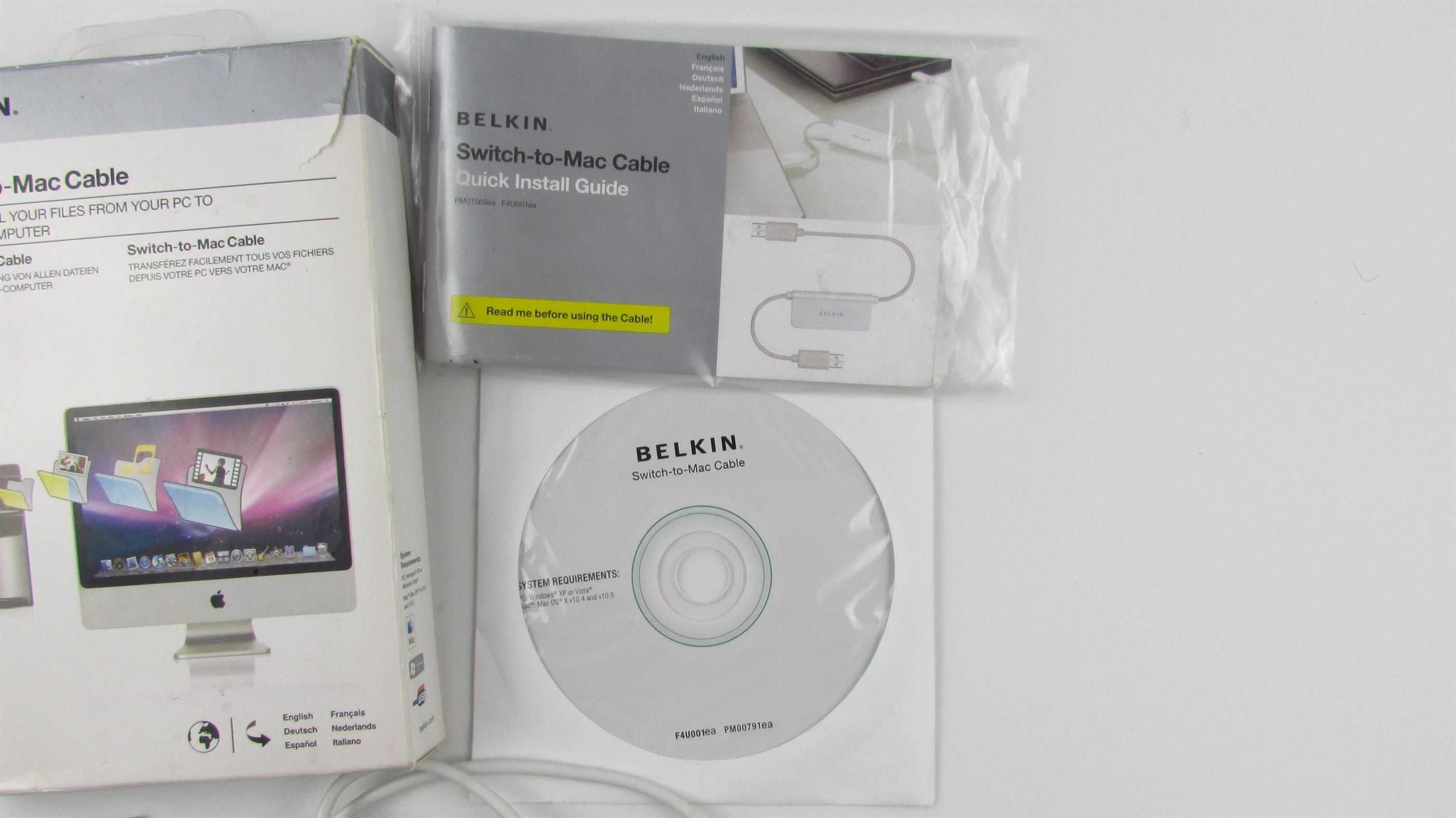 BELKIN - Switch To Mac Cable Kabel do synchronizacji MAC - PC