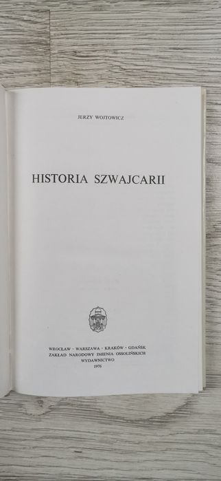 Historia Szwajcarii Jerzy Wójtowicz