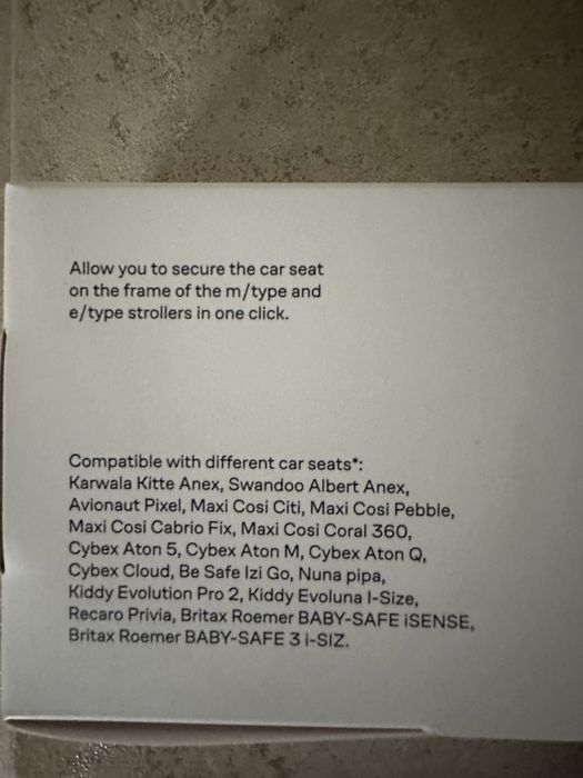 Adaptador Anex para ovinho Cybex