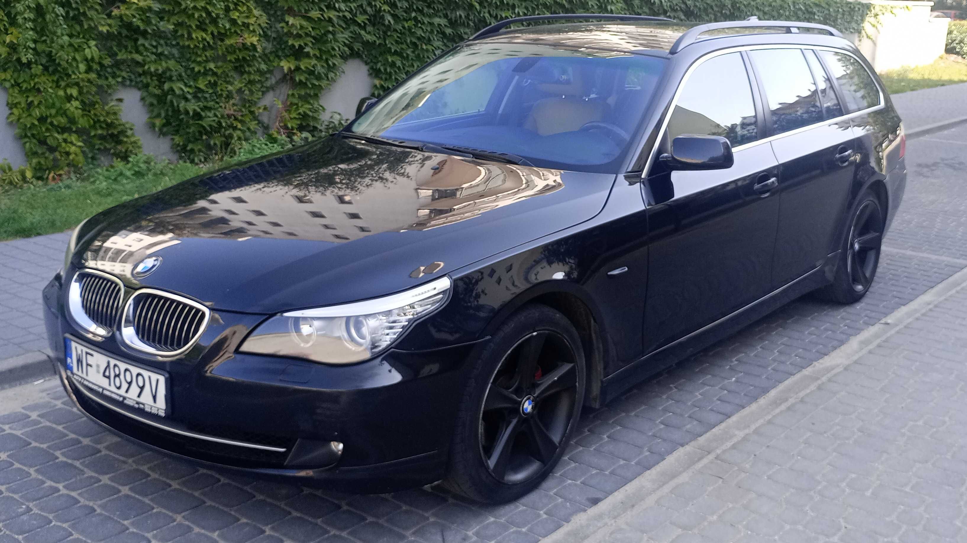 BMW 523i e61 Lci 2007r  skóry klima tempomat grzane fotele 190hp