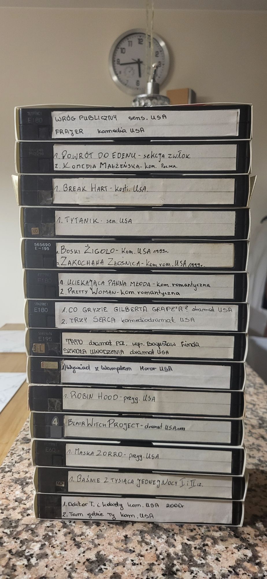 Kasety VHS Panasonic i inne