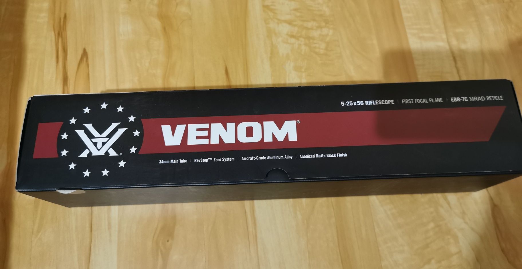 Приціл оптичний Vortex Venom 5-25x56 FFP з сіткою EBR-7C MRAD