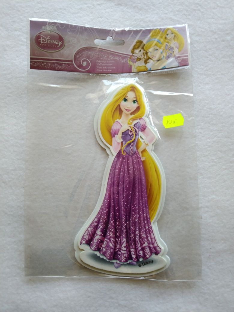 Disney księżniczka naklejka roszpunka na łóżeczko fotelik krzesełko le