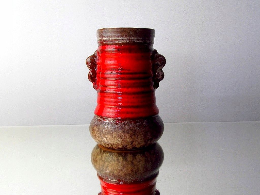 kultowy wazon ceramiczny strehla wspaniałe szkliwo