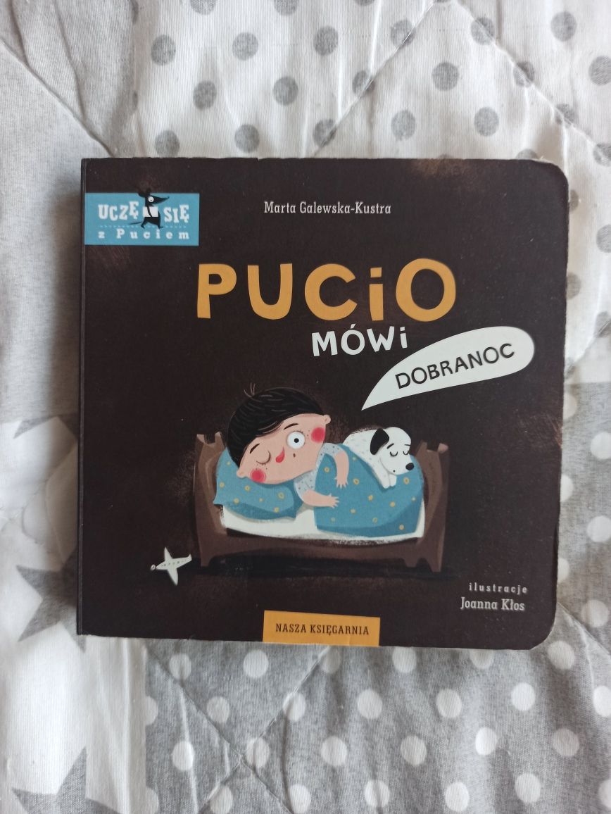 Książka z serii Pucio "Pucio mówi dobranoc"