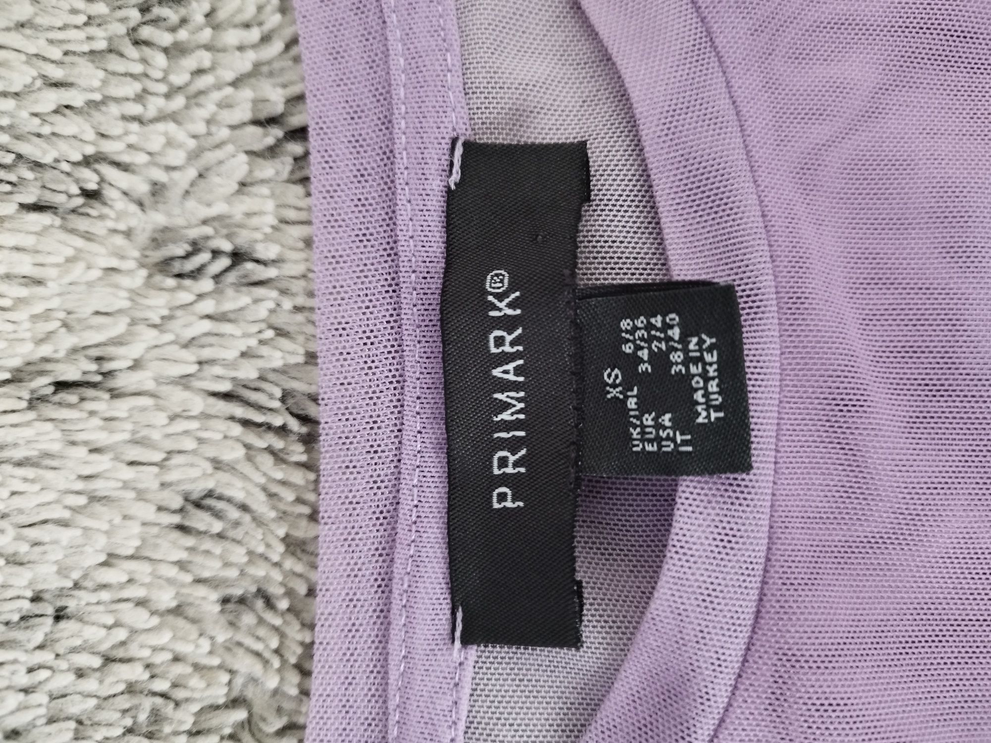 Tęczowa przezroczysta tunika Primark w rozmiarze 34/36