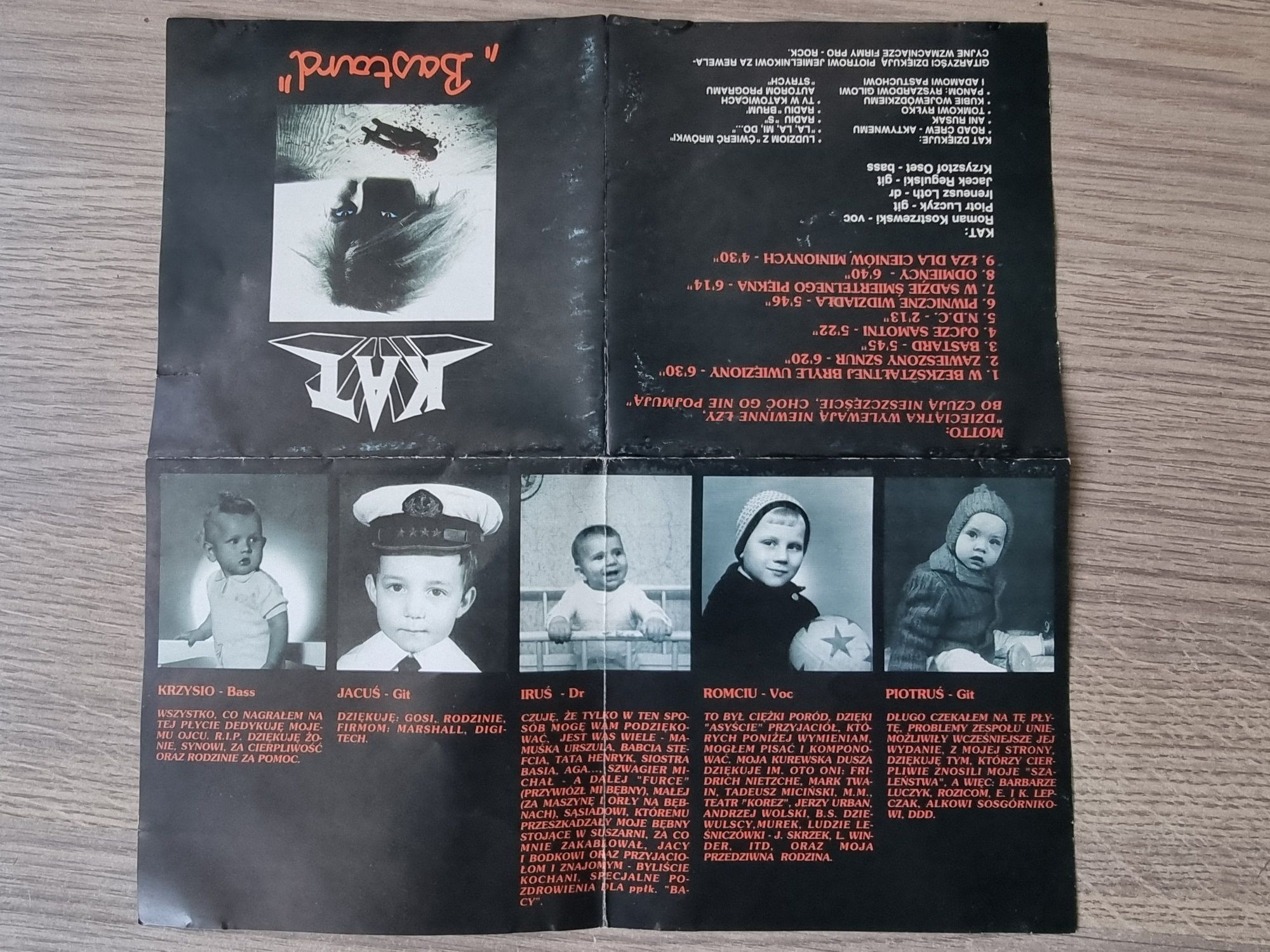 KAT - Bastard - płyta CD Silton 1992