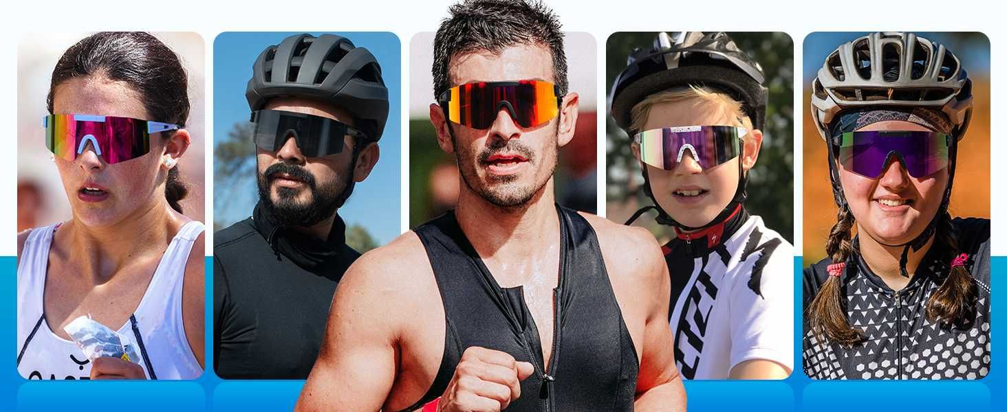 Okulary Suoso Przeciwsłoneczne Okulary Rowerowe Sportowe UV400