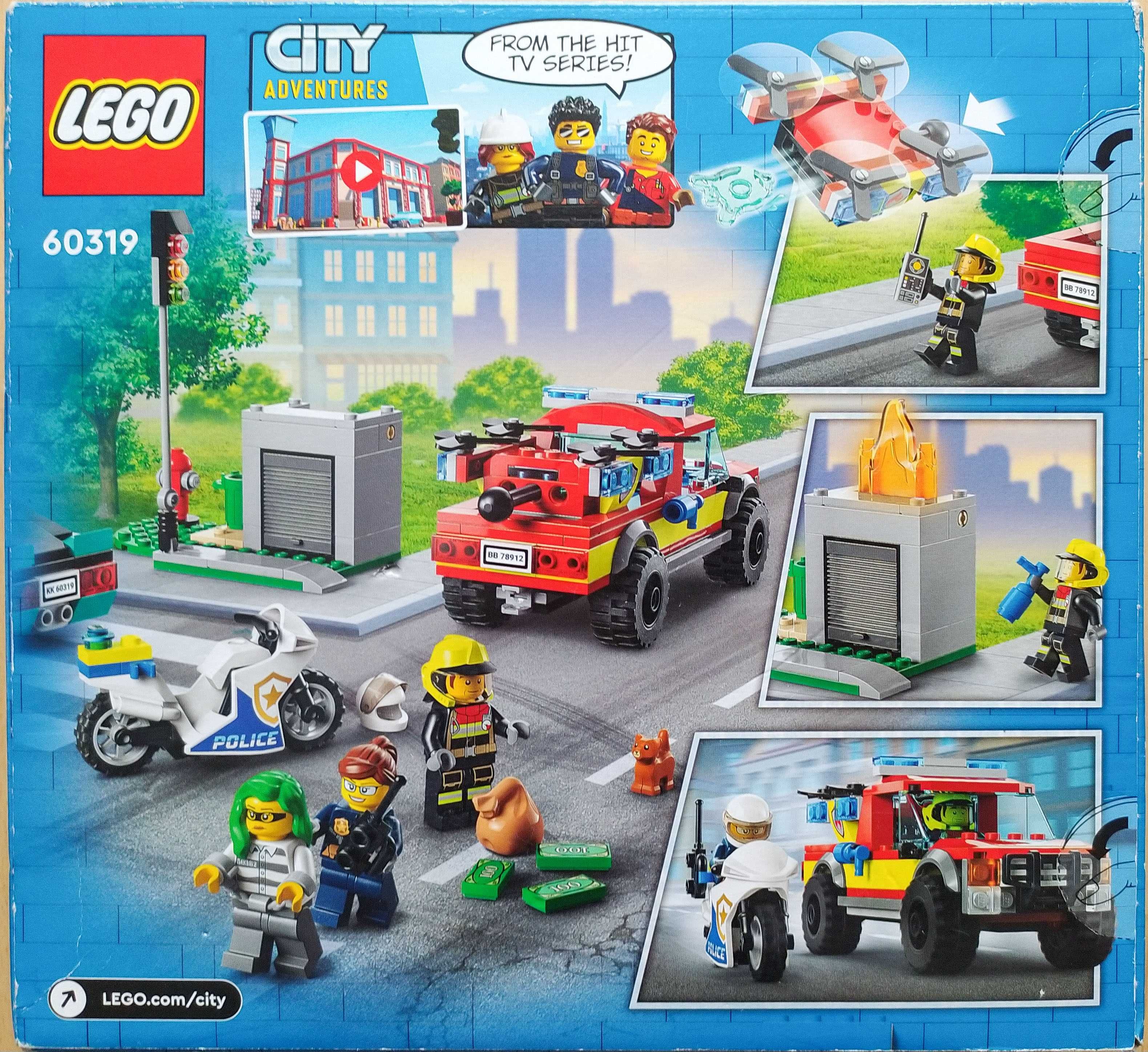 LEGO City 60319 Akcja strażacka i policyjny pościg