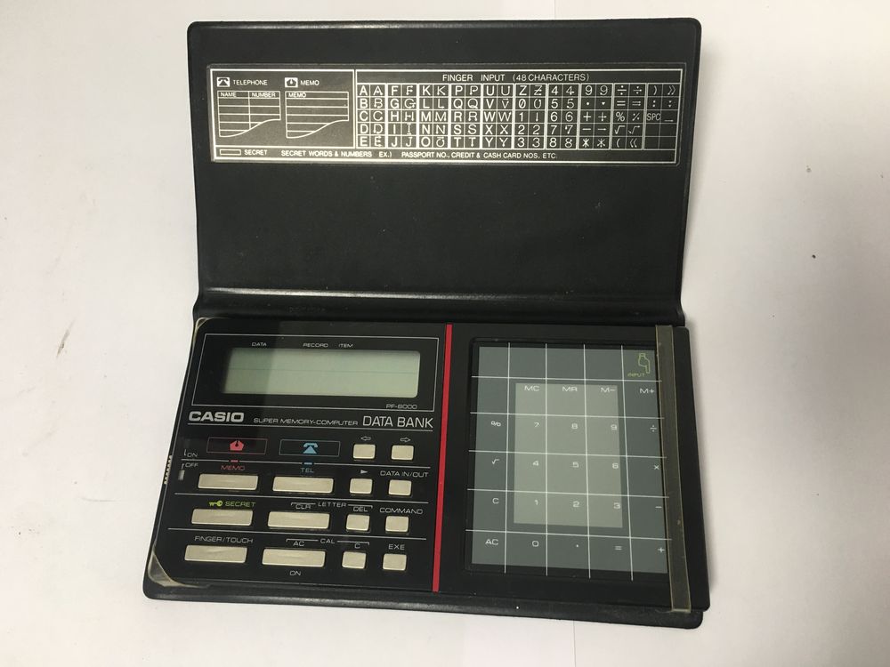 Máquina calcular Casio PF 8000