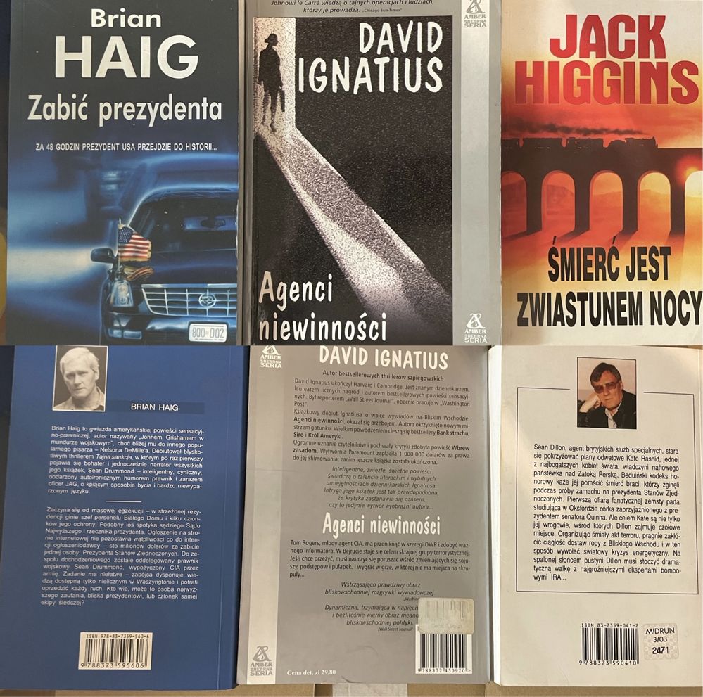 Jack Higgins śmierć jest zwiastunem nocy Ignatius Agenci niewinności