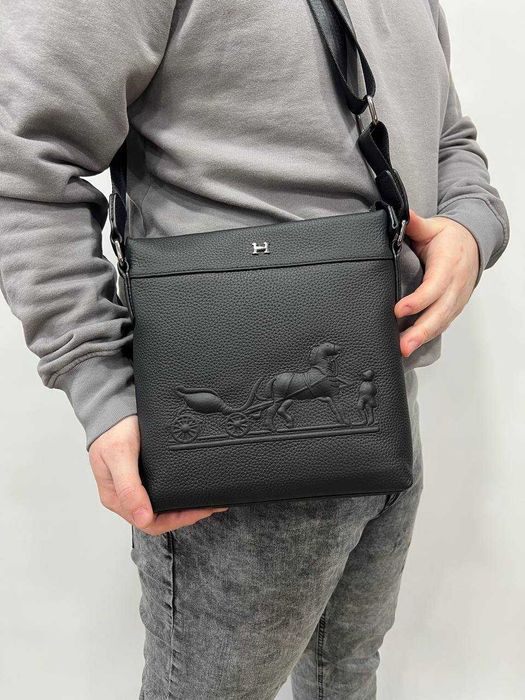 Чоловіча Шкіряна Сумка Hermes
