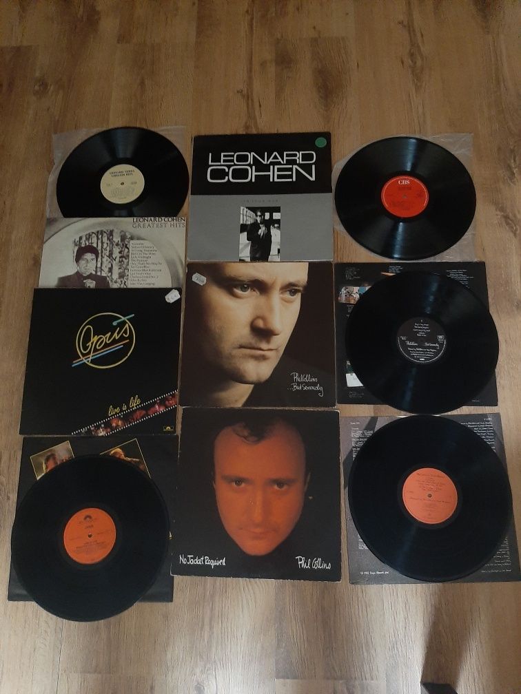 Płyty winilowe Phil Collins. Leonard Cohen.Opus.srany.exstra do 70 zł