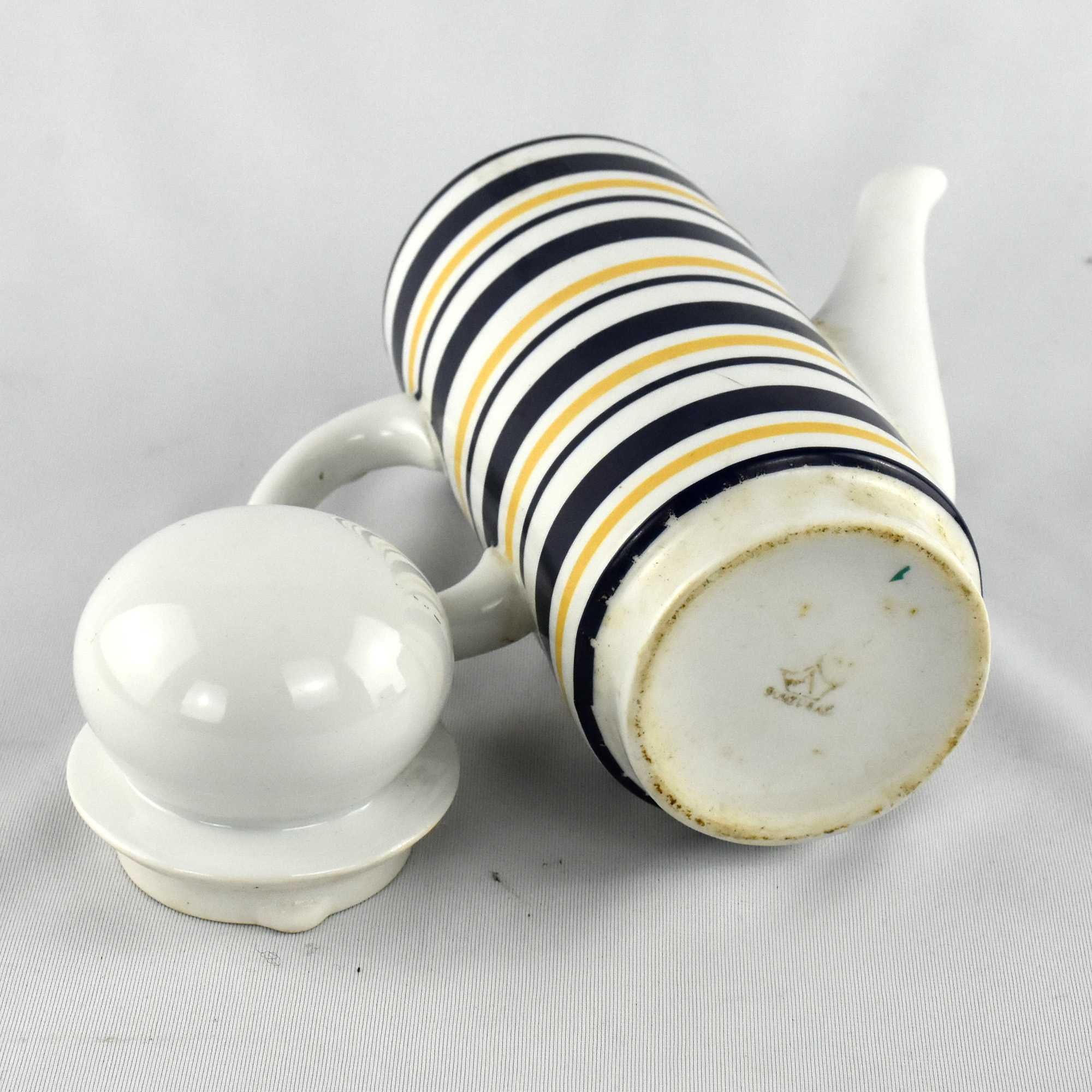 Conjunto de Bule e 2 leiteiras em porcelana Artibus Art Déco