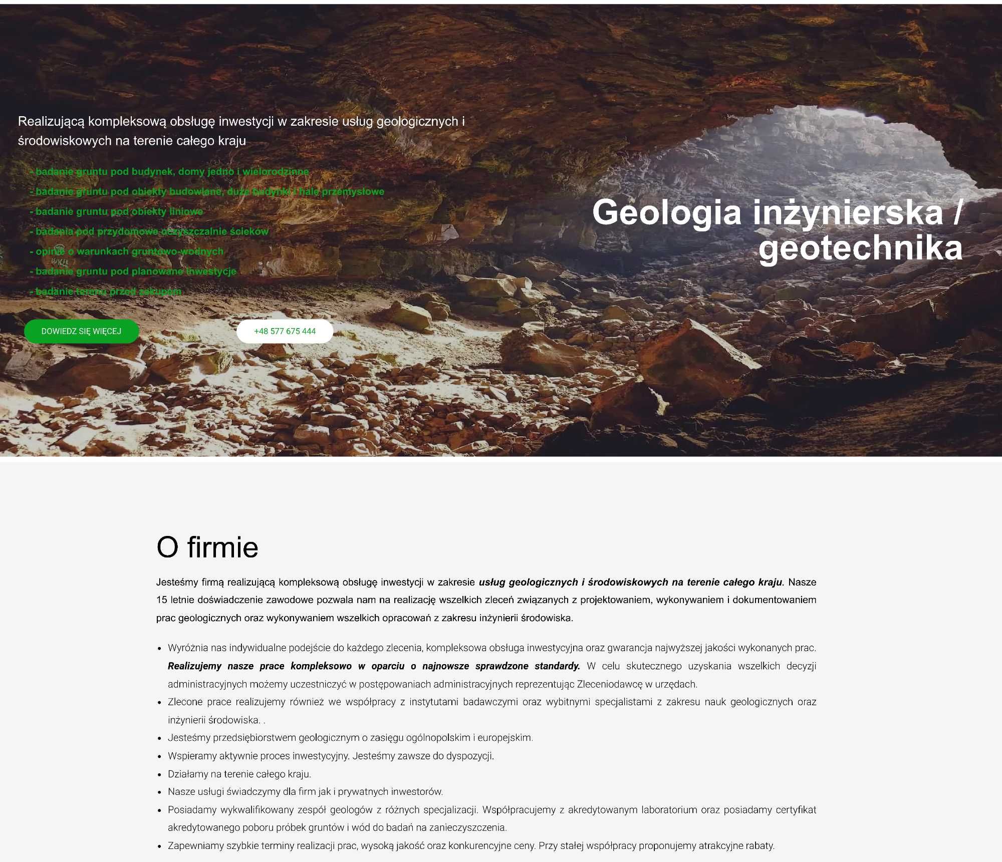 Badanie gruntu pod budowę domu oczyszczalnię geologiczne geotechniczne