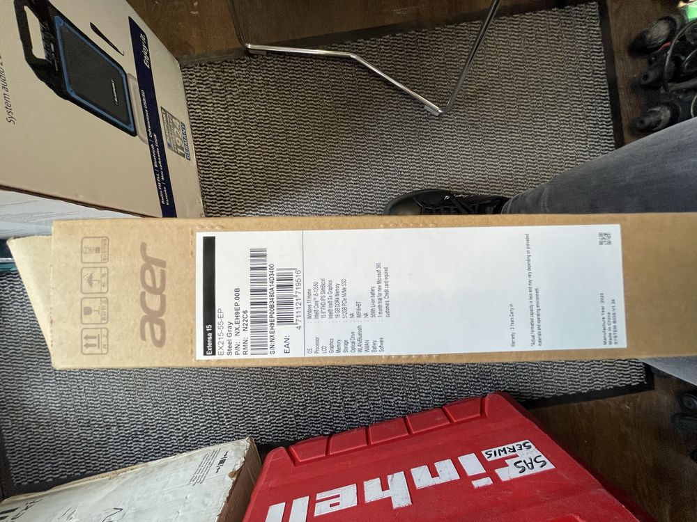 Laptop acer  extensa15  i5 16 ram 512 ssd jak nowy