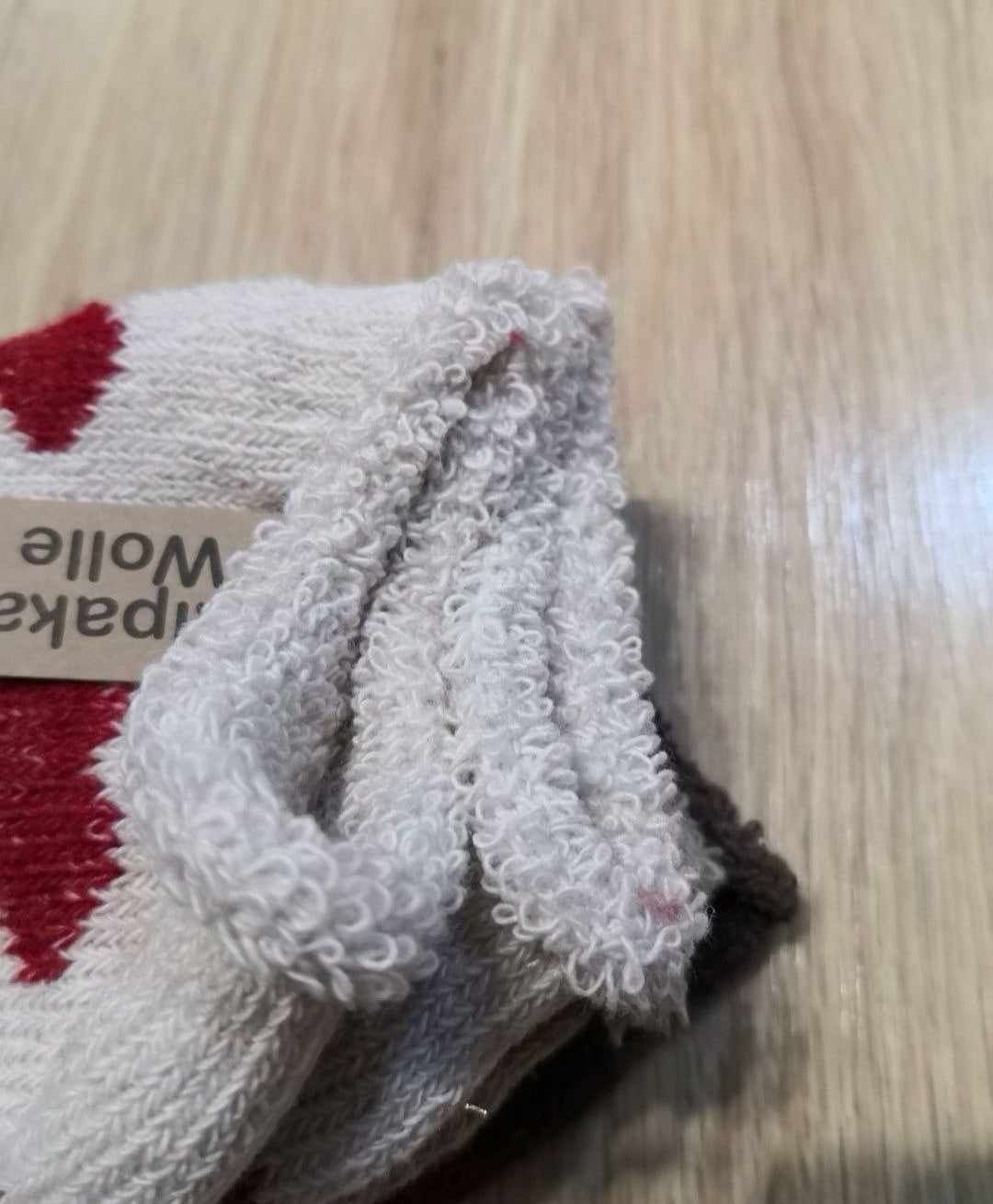 3 pary skarpety damskie wełniane z alpaki 39-42 bardzo ciepłe