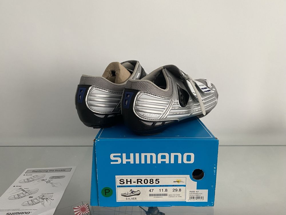 Buty rowerowe Shimano SH-R085 szosowe rozmiar 47 wkładka 29,8 spd