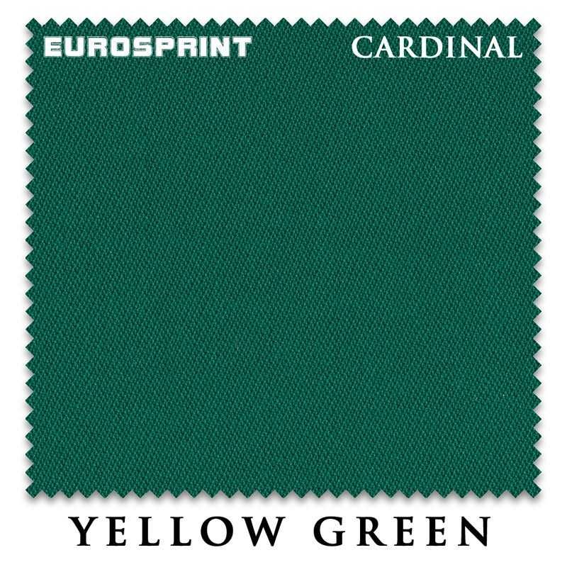 Бильярдное сукно Eurosprint Cardinal 198см Yellow Green