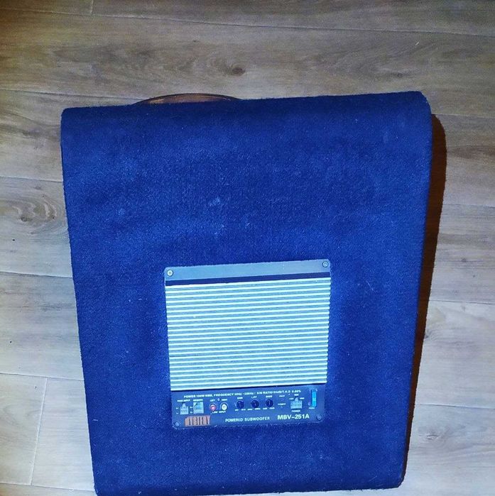 Автомобильный сабвуфер активный(с усилителем) Mystery MBV-251A