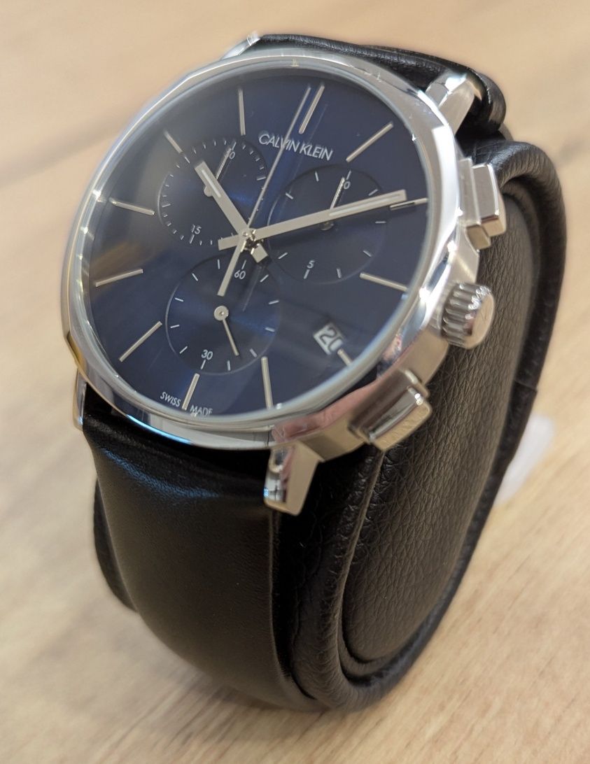 Szwajcarski Zegarek kwarcowy CALVIN KLEIN Gent Posh Chrono K8Q371CN