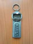Metalowy brelok otwieracz do piwa Warka edycja Liga Mistrzów gwizdek