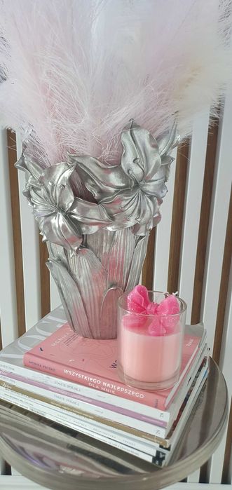 Piekny Stylizowany Srebrny Wazon Home &Yu&You