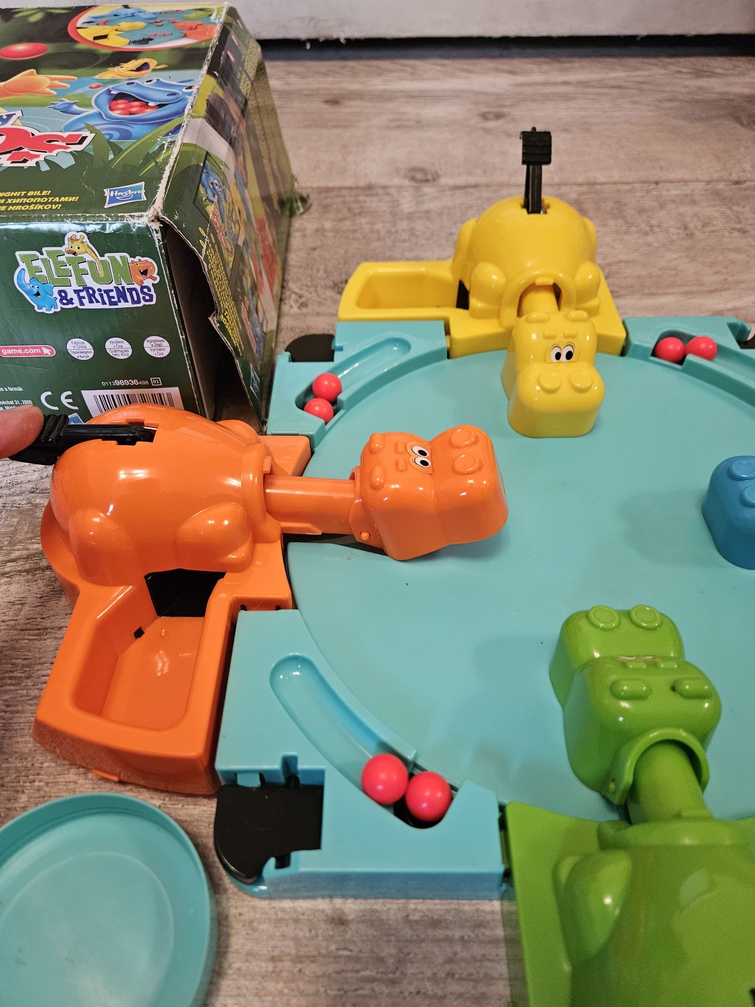 Gra hipopotamy Hungry Hippos od Hasbro