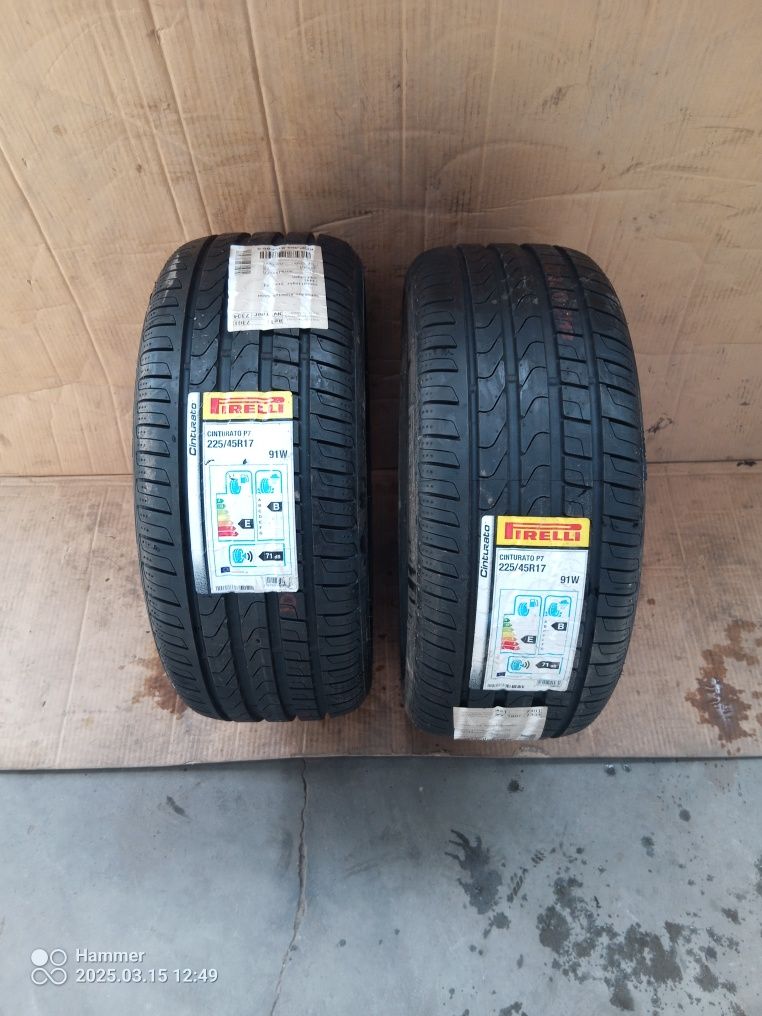 Opony letnie Pirelli 225 .45 r17 nowe r13