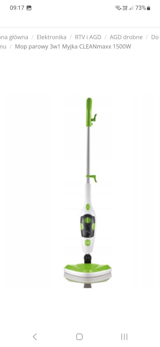 Mop parowy clean max