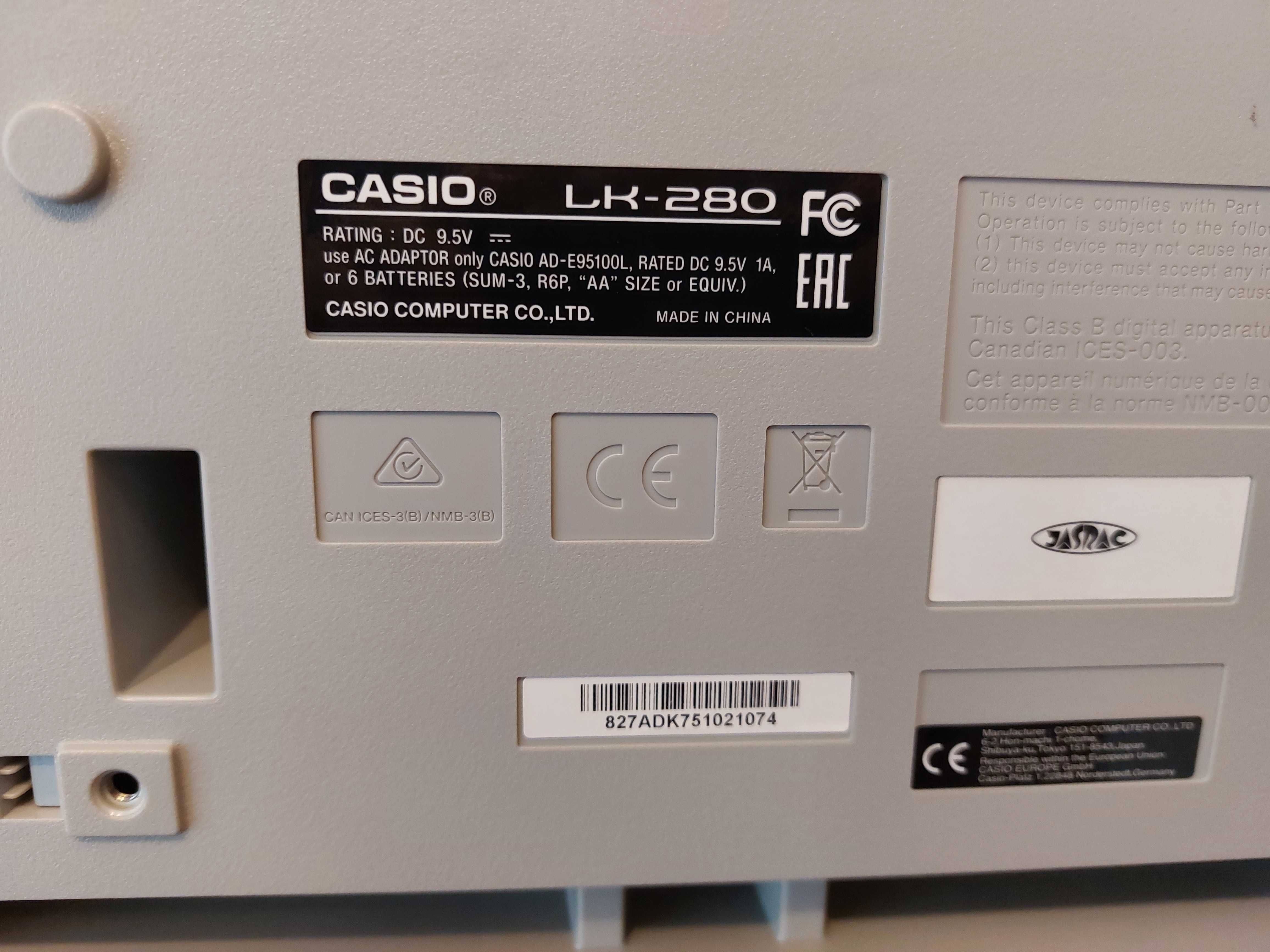 Keyboard Casio LK-280