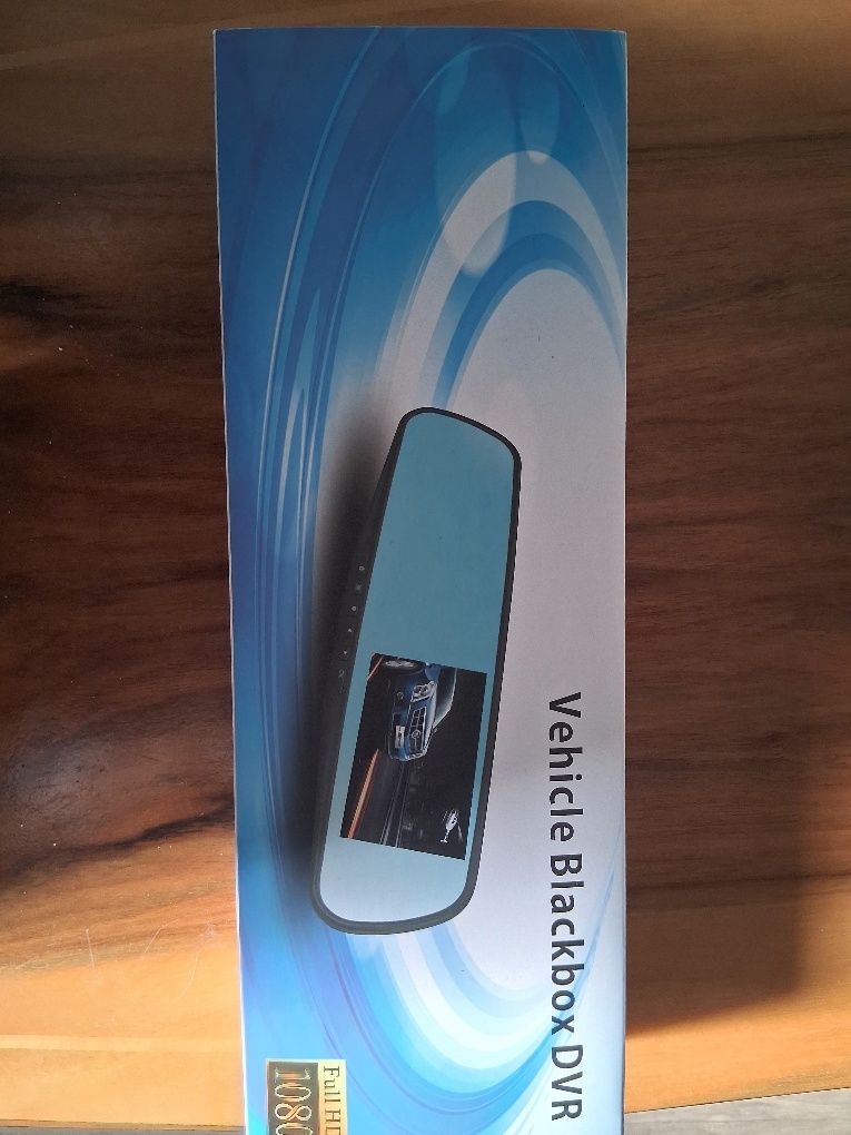 Rejestrator jazdy w lusterku z kamerą cofania vehicle blackbox DVR fu