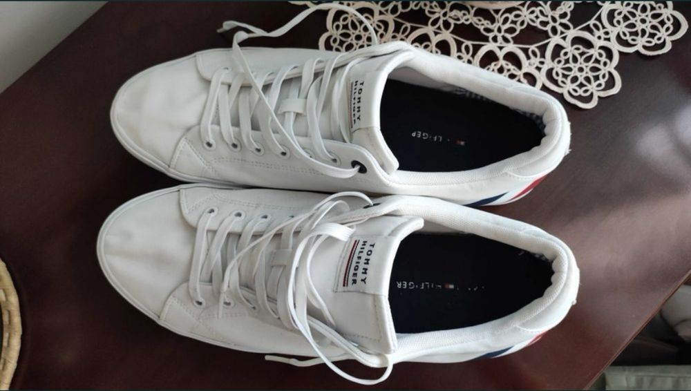 Buty Tommy Hilfiger! Skórzane Nowy Model