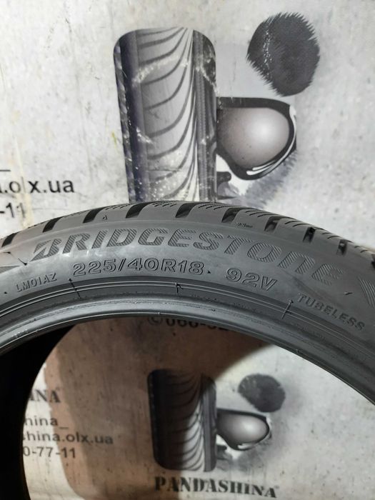 Шини 6,5мм 225/40 R18 BRIDGESTONE Blizzak LM001 б/у зима склад